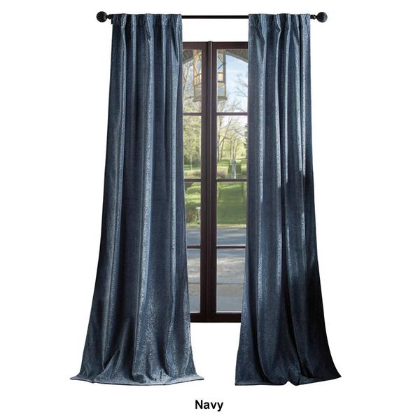 Martha Stewart Naples Chenille Back Tab Panel Curtain alternate view