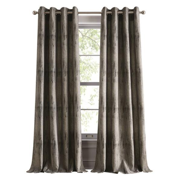 DKNY Basalt Jacquard Room Darkening Grommet Curtain alternate view