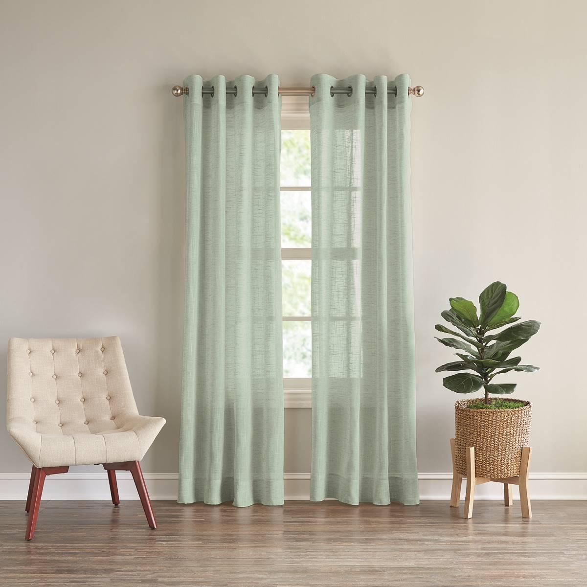 DKNY ClassicSheer Grommet Curtain