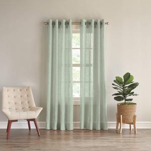 DKNY Classic Linen Sheer Grommet Curtain