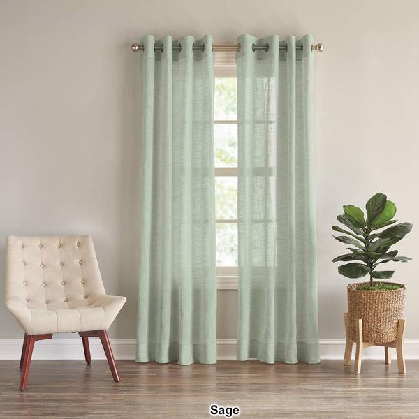 DKNY Classic Linen Sheer Grommet Curtain alternate view