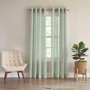 DKNY Classic Linen Sheer Grommet Curtain alternate view
