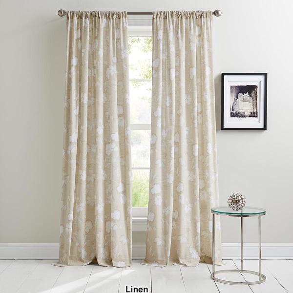 DKNY Dandelion Floral Pole Top Panel Curtain alternate view