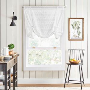 Martha Stewart Estelle Allover Lace Balloon Shade