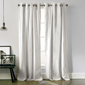 DKNY Chrysanthemum Microsculpted Lined Grommet Curtain Panel alternate view