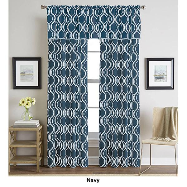 Morocco Woven Print Pole Top Valance - 50x18 alternate view