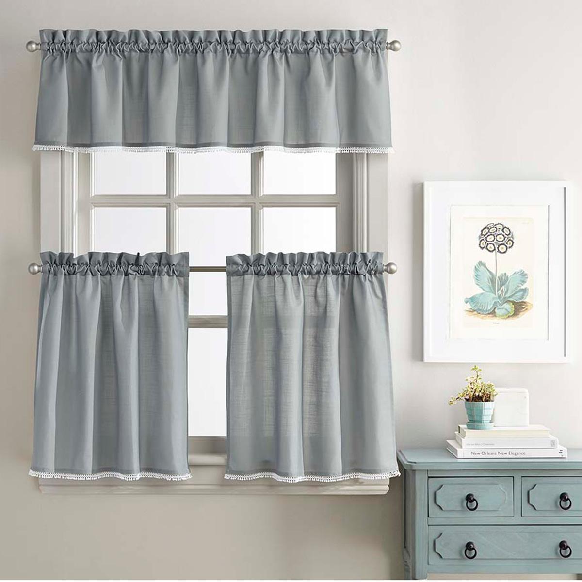 Chiffon Chloe Tier Curtains