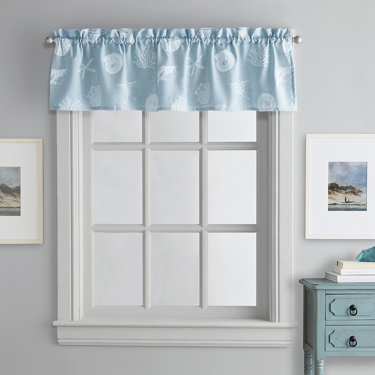 Seashells Print Valance