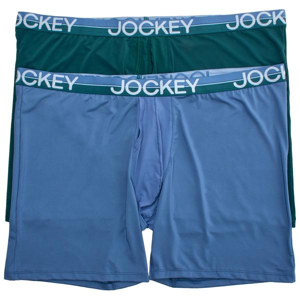 Mens Big & Tall Jockey(R) 2pk. Long Leg Boxer Briefs