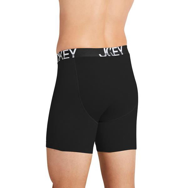 Mens Jockey(R) 3pk. Active Stretch Long Leg Boxer Briefs alternate view