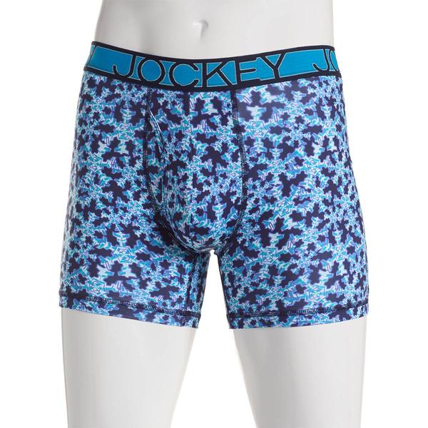 Mens Jockey(R) Snowflake Blue Boxer Briefs