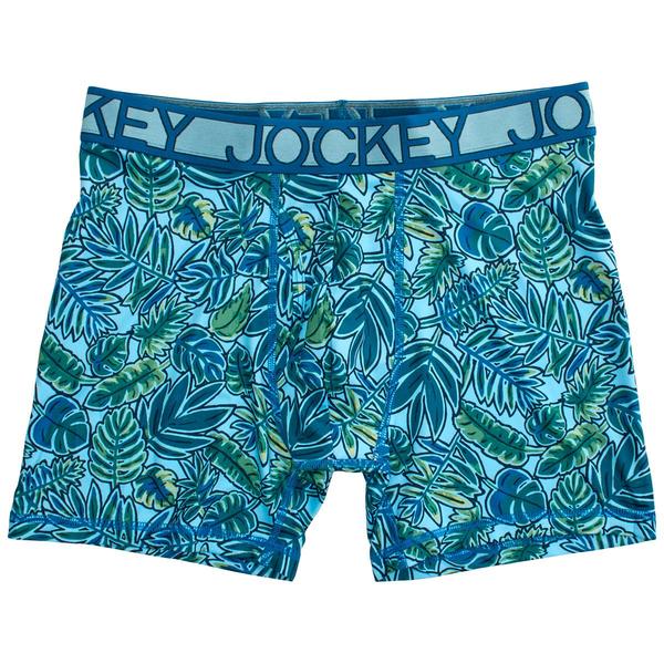 Mens Jockey(R) Hanging Boxer Briefs - Green Leaves
