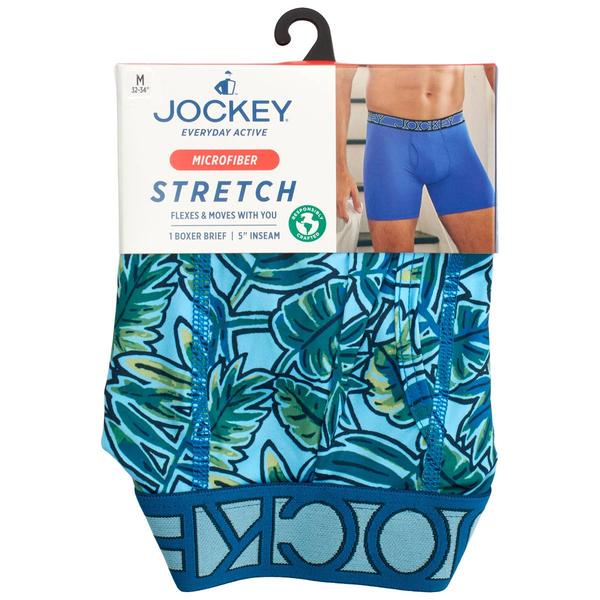 Mens Jockey(R) Hanging Boxer Briefs - Green Leaves alternate view