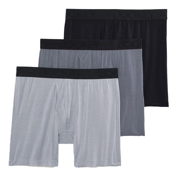 Mens Jockey(R) Active 3pk. Ultra Soft Boxer Briefs