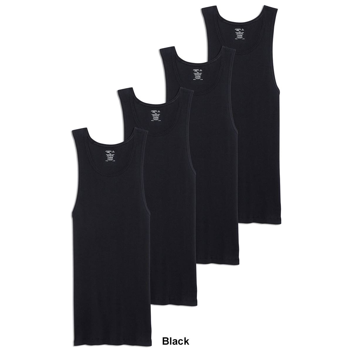 Mens Jockey(R) 4pk. Cotton Athletic Tank Tops