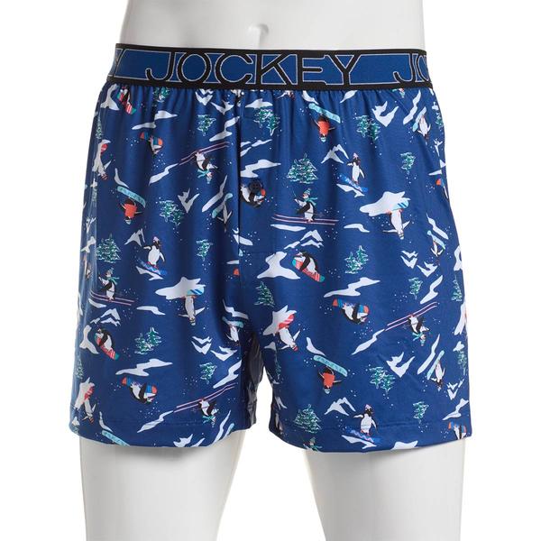 Mens Jockey(R) Microfiber Penguins Skiing Boxer Briefs