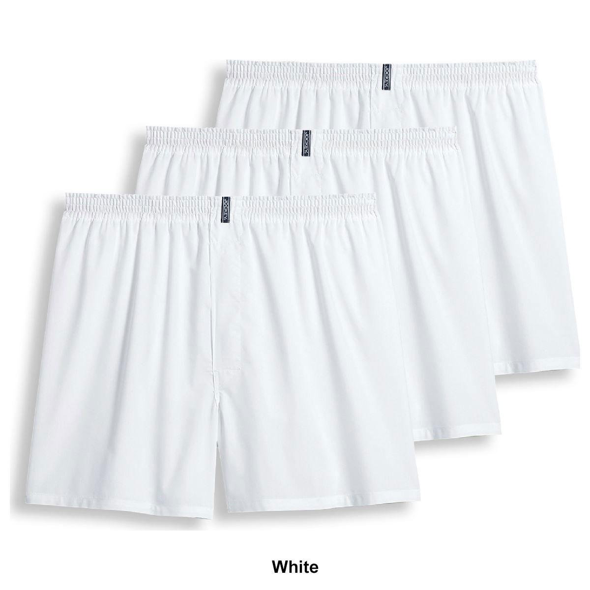 Mens Jockey(R) 3pk. Classic Woven Boxer