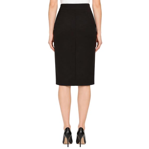 Petite Kasper Pull On Solid Skimmer Compression Slim Skirt alternate view
