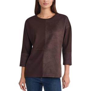 Petite Jones New York 3/4 Sleeve Blocked Dolman Serenity Tunic