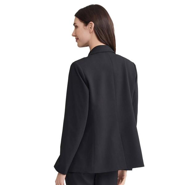 Womens Jones New York Solid Notch Lapel One Button Blazer alternate view