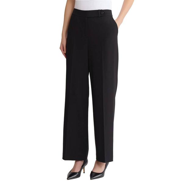 Womens Jones New York Straight Leg Dress Pants with Extended Tab alternate view
