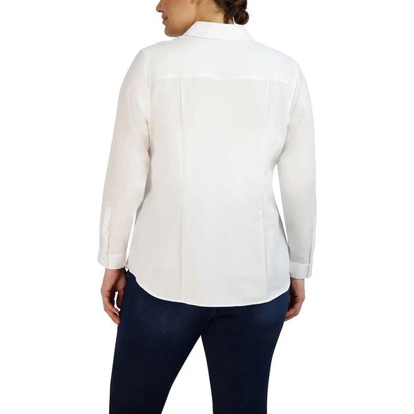 Plus Size Jones New York Long Sleeve Casual Button Down alternate view