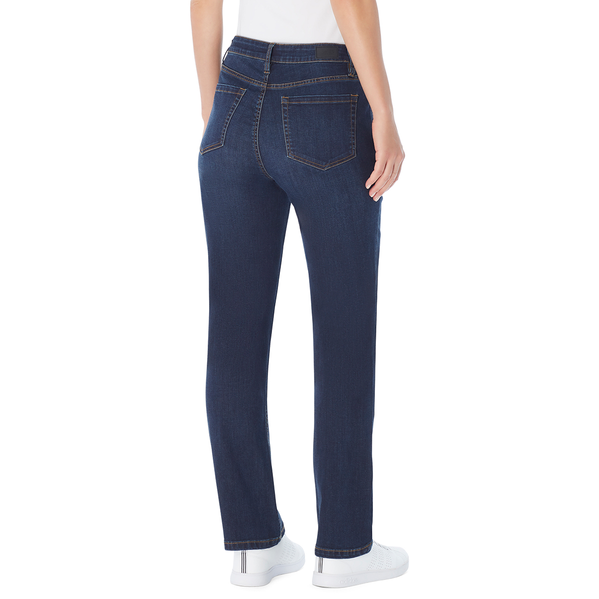 Womens Jones New York Lexington Straight Leg Jeans - Indigo