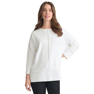 Plus Size Jones New York 3/4 Sleeve Serenity Seam Detail Box Tee