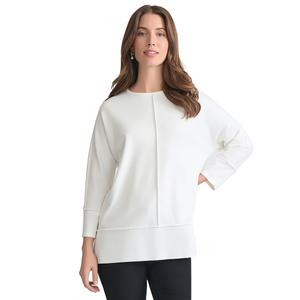 Plus Size Jones New York 3/4 Sleeve Serenity Seam Detail Box Tee alternate view