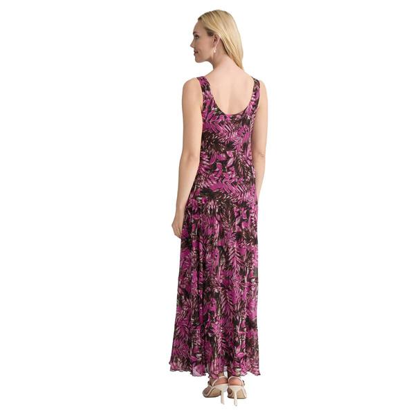 Petite Jones New York Sleeveless Tiered Leaf Maxi Dress alternate view