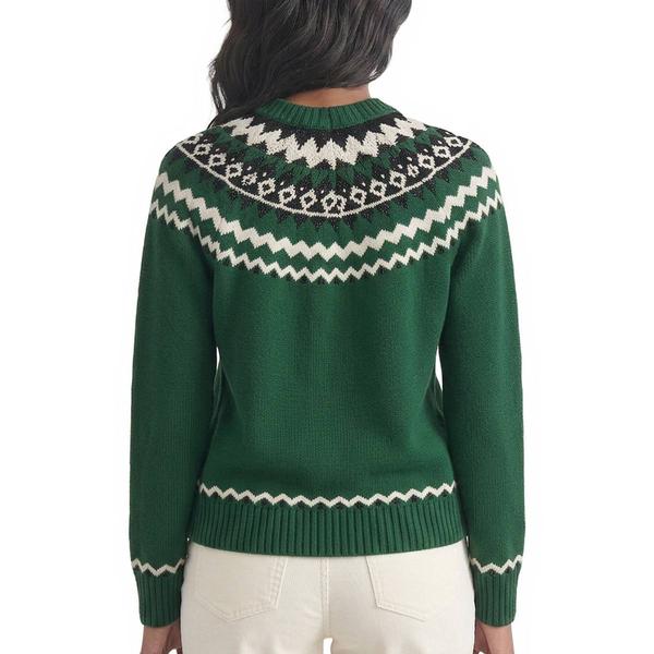 Petite Jones New York Long Sleeve Crew Neck Fair Isle Sweater alternate view