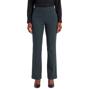 Petite AK Anne Klein Pull On Solid Crepe Slash Pocket Trouser