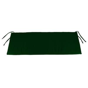 Jordan Manufacturing Forest Green Solid Bench Settee Cushion
