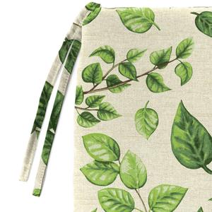 Jordan Manufacturing Natik Aloe Leaves Chair Pad Seat Cushion alternate view