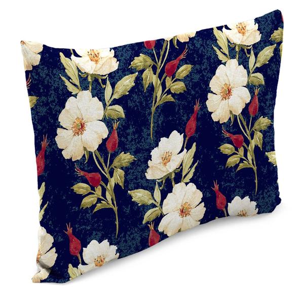 Jordan Manufacturing 2pk. Rose Garden Lumbar Throw Pillows alternate view