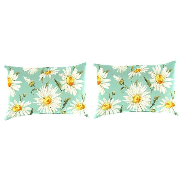 Jordan Manufacturing 2pk. Daphne Iceberg Lumbar Throw Pillows