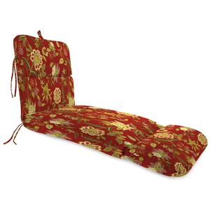 Jordan Manufacturing Alberta Salsa Floral Chaise Lounge Cushion