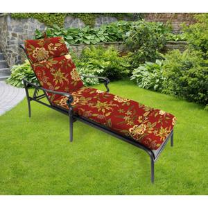 Jordan Manufacturing Alberta Salsa Floral Chaise Lounge Cushion alternate view