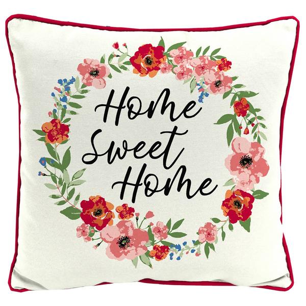Jordan Manufacturing Home Sweet Home Outdoor Throw Pillow