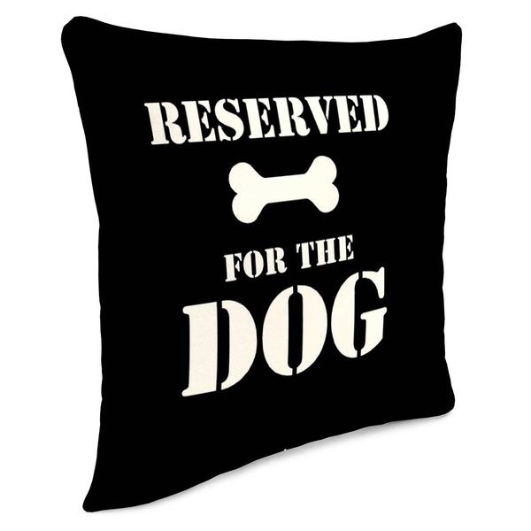 Jordan Manufacturing Reserved for the Dog Outdoor Throw Pillow alternate view