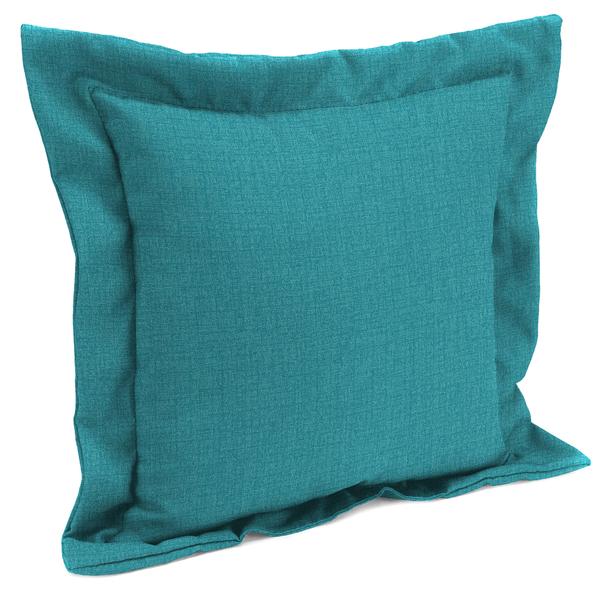 Jordan Manufacturing Husk Texture Lagoon Flange Edge Toss Pillow