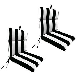 Jordan Manufacturing 2pc. Cabana French Edge Chair Cushions