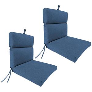 Jordan Texture Capri Outdoor Chair Cushions - Set Of 2