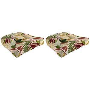 Jordan Manufacturing Wicker Chair Cushion Set - Oasis Gem