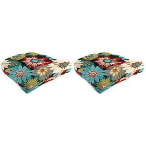 Jordan Manufacturing Wicker Chair Cushion Set - Fresco Fiesta