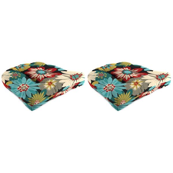 Jordan Manufacturing Wicker Chair Cushion Set - Fresco Fiesta