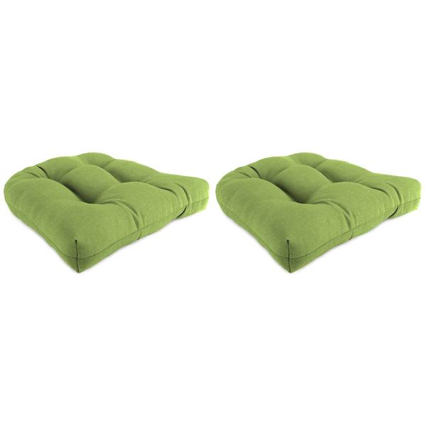 Jordan Manufacturing Textured Wicker Chair Cushions - Set Of 2