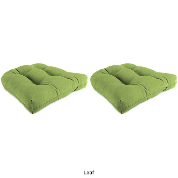 Jordan Manufacturing Textured Wicker Chair Cushions - Set Of 2 alternate view