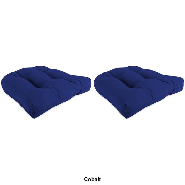 Jordan Manufacturing Solid Wicker Chair Cushions - Set Of 2 alternate view