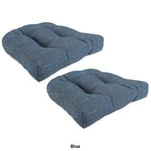 Jordan Manufacturing 2pc. 19in. Tory Wicker Chair Cushions alternate view